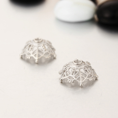 925 Sterling Silver Crown Shape Spacers