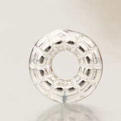 925 Sterling Silver Round Beads And Spacers