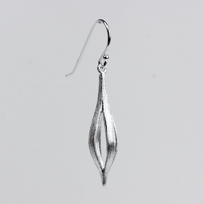 925 Sterling Silver Flower Bud Earrings For Women