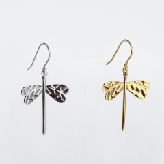 925 Sterling Silver Dragonfly Earrings For Women