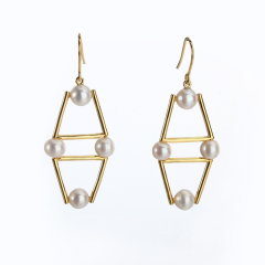 925 Sterling Silver Pearl Earrings