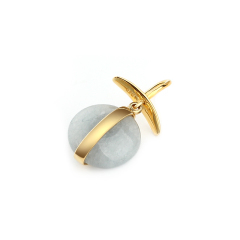 925 Sterling Silver Colorful Stone Earings For Women