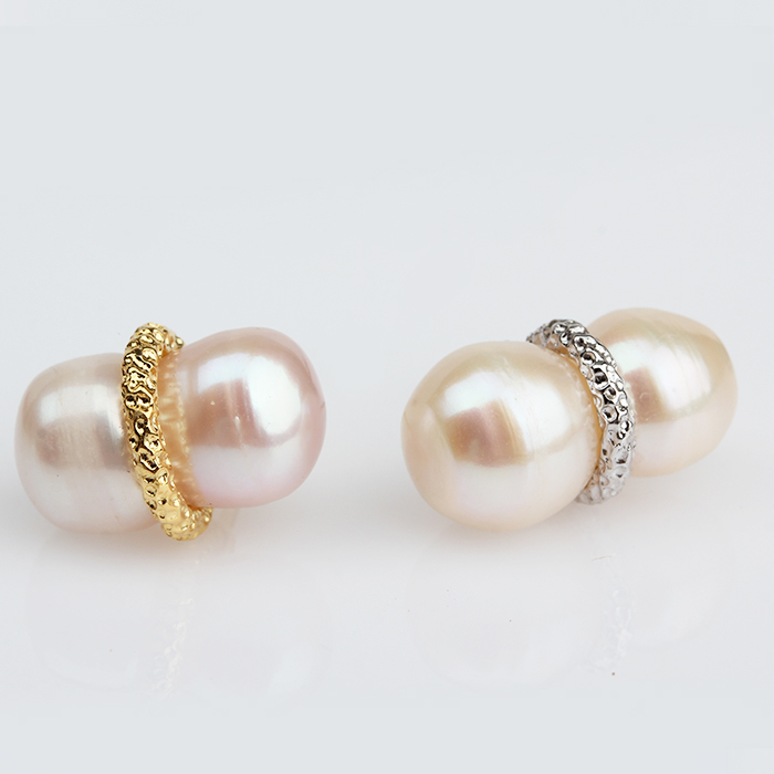 925 Sterling Silver Pearl Stud Earrings