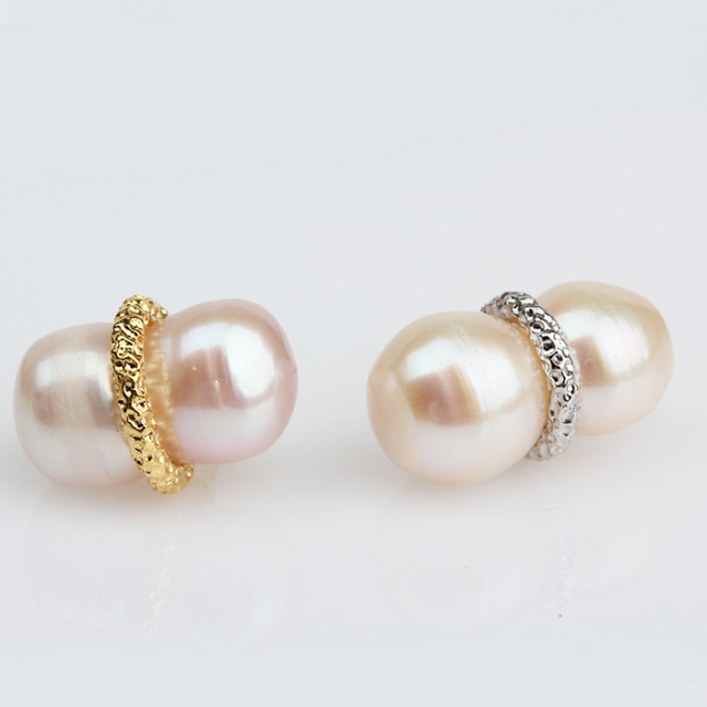 925 Sterling Silver Pearl Stud Earrings