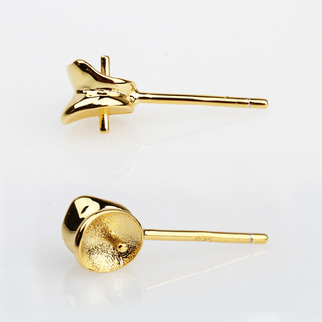 925 Sterling Silver Nordic Pearl Earring Stud