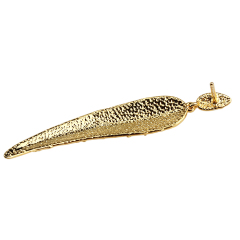 925 Sterling Silver Nordio Hammered Earring Stud