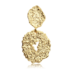 925 Sterling Silver Hammer Surface Earrings
