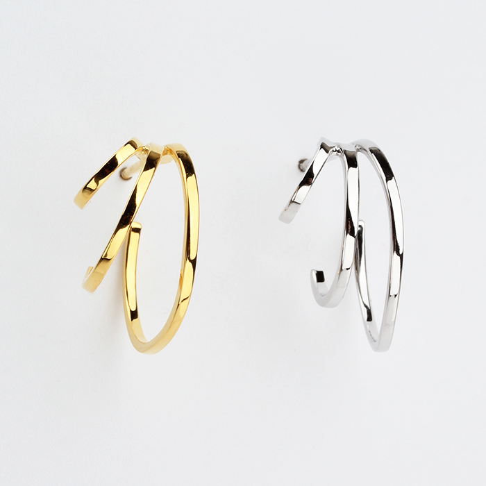 925 Sterling Silver Nordic Minimalism Stud Earring