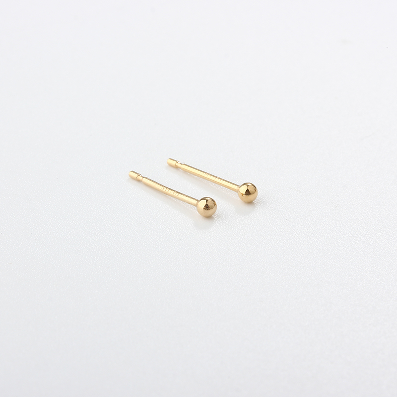 14K Gold Filled Ball Earring Studs
