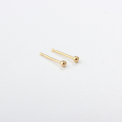 14K Gold Filled Ball Earring Studs