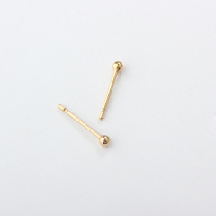 14K Gold Filled Ball Earring Studs