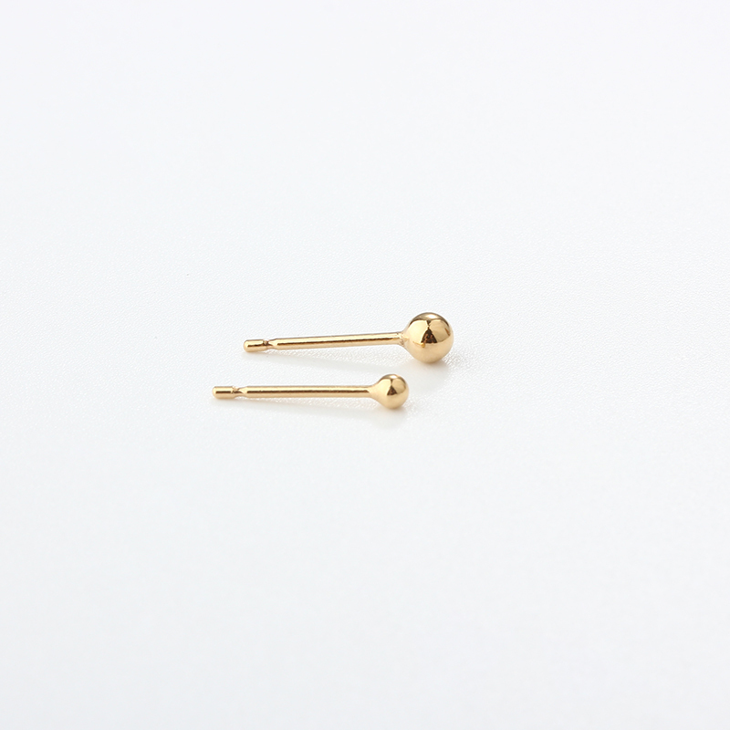 14K Gold Filled Ball Earring Studs