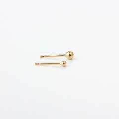 14K Gold Filled Ball Earring Studs