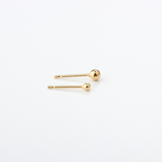 14K Gold Filled Ball Earring Studs