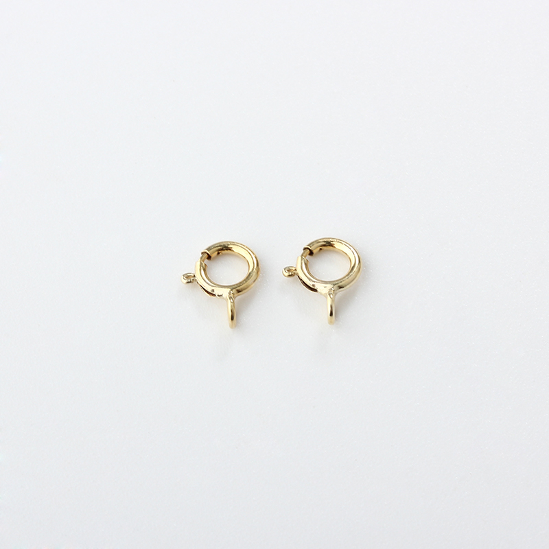 14K Gold Filled Spring Clasp with Open Ring