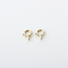 14K Gold Filled Spring Clasp with Open Ring