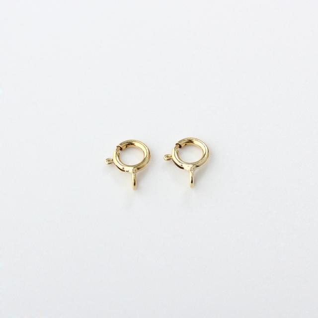 14K Gold Filled Spring Clasp with Open Ring