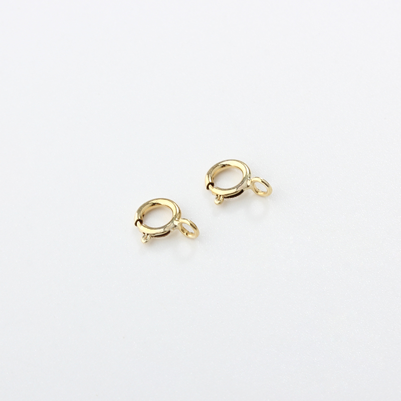 14K Gold Filled Spring Clasp with Open Ring