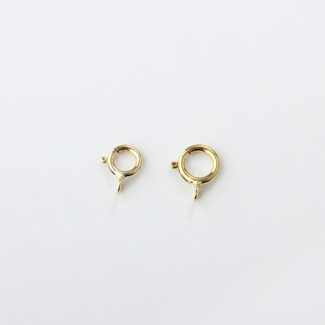14K Gold Filled Spring Clasp with Open Ring