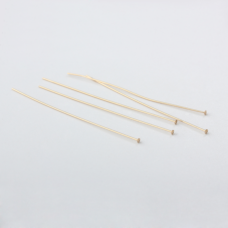 14K Gold Filled Flat Head Pin