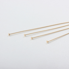 14K Gold Filled Flat Head Pin