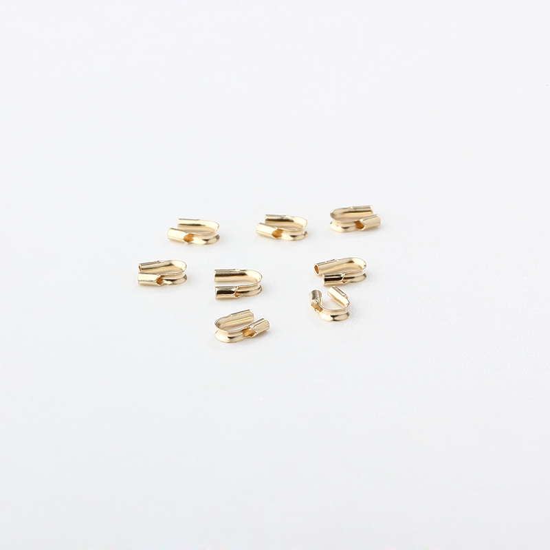 14K Gold Filled U Shape Wire Protector Clasp