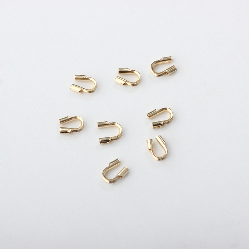 14K Gold Filled U Shape Wire Protector Clasp
