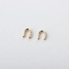 14K Gold Filled U Shape Wire Protector Clasp