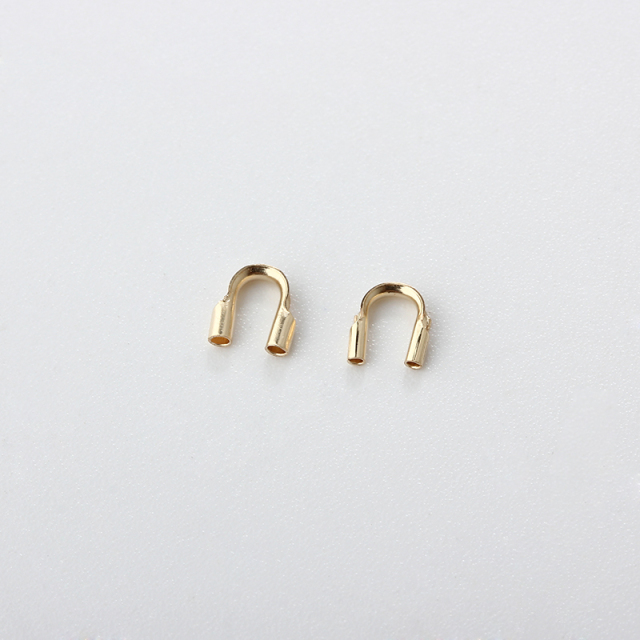 14K Gold Filled U Shape Wire Protector Clasp
