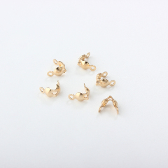 14K Gold Filled Clamshell Bead Tip Knot End Cover
