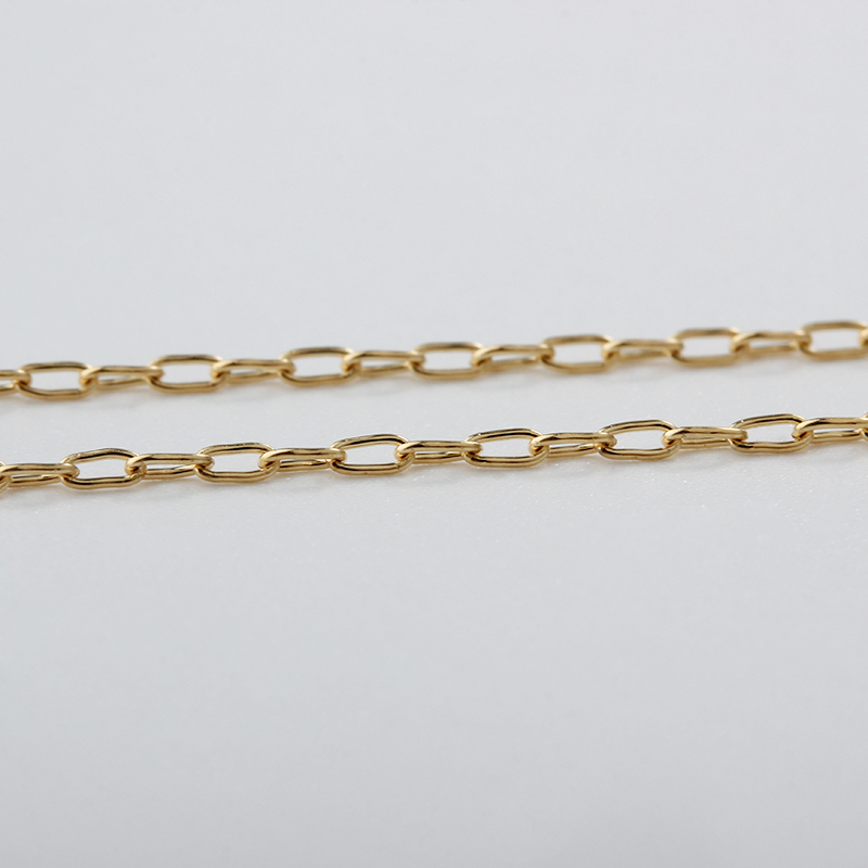 14K Gold Filled Long Cable Chain