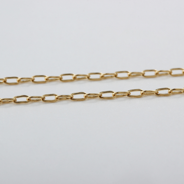 14K Gold Filled Long Cable Chain