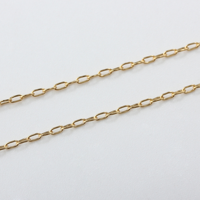14K Gold Filled Long Cable Chain