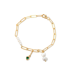 925 Sterling Silver Pearl Bracelet