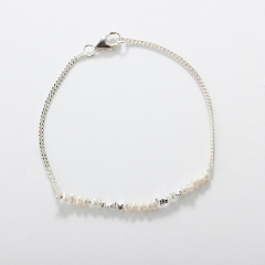925 Sterling Silver Pearl Bracelet
