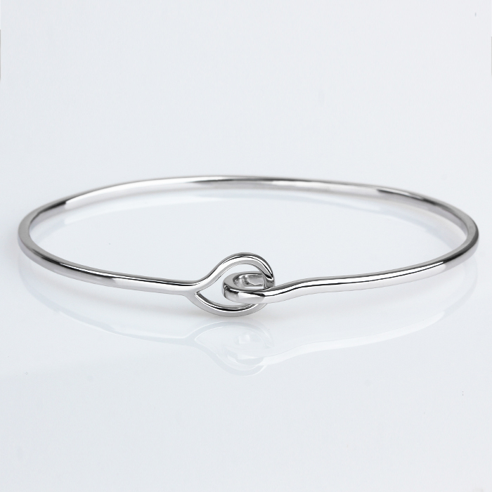 925 Sterling Silver Simple Wire Bangles