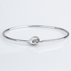 925 Sterling Silver Simple Wire Bangles