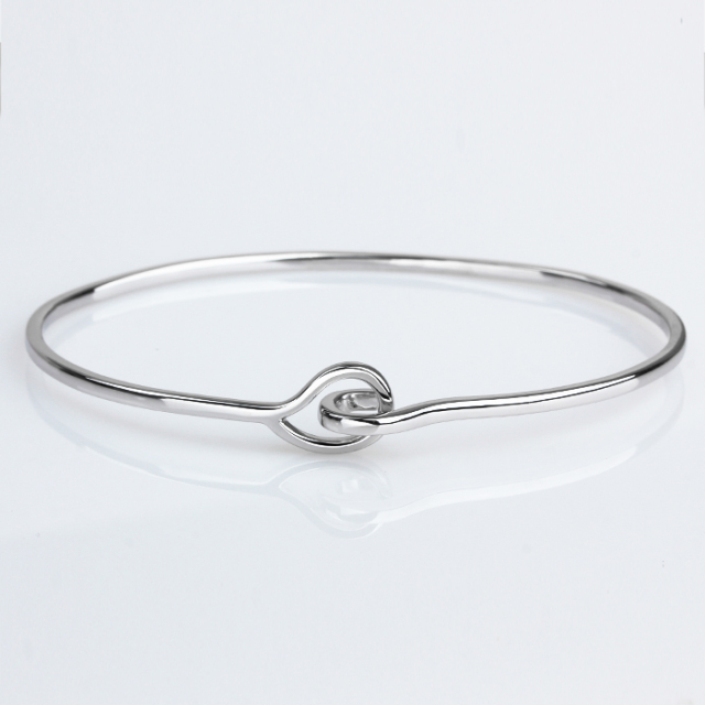 925 Sterling Silver Simple Wire Bangles
