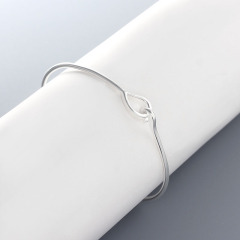 925 Sterling Silver Simple Wire Bangles