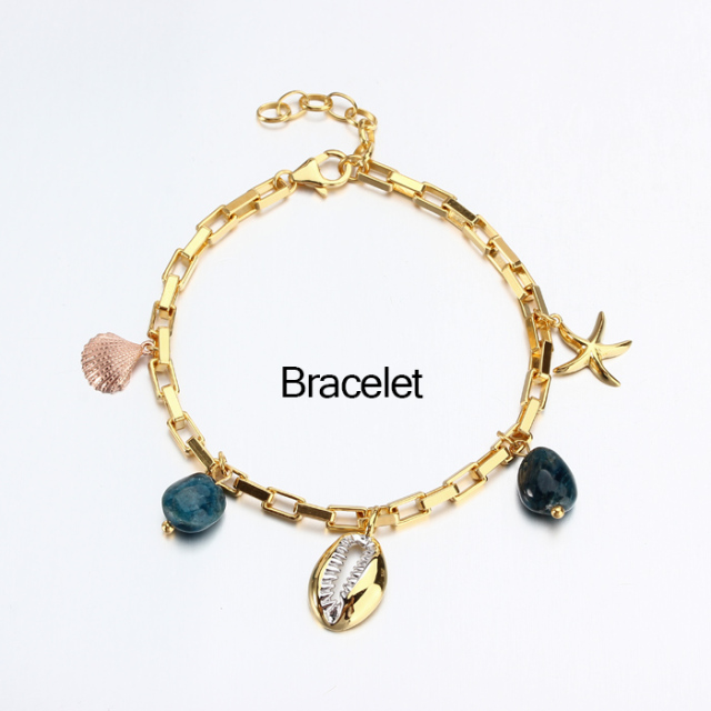 925 Sterling Silver Pearl Long Link Chain Bracelet For Women