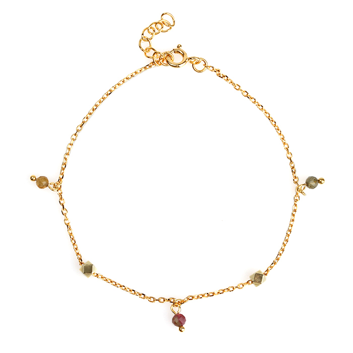 925 Sterling Silver Tourmalinel Bracelet For Women