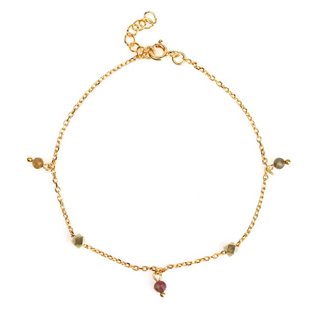925 Sterling Silver Tourmalinel Bracelet For Women
