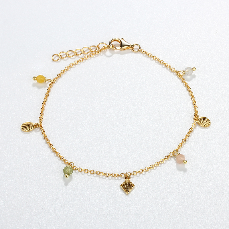 925 Sterling Silver Handmade Charms Vintage Women Bracelet