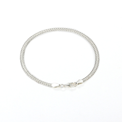 925 Sterling Silver Flat Chain Bracelet