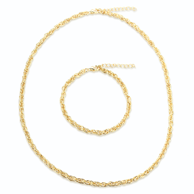 925 Sterling Silver Rope Chain Necklace