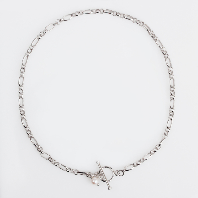 925 Sterling Silver 3+1 Figaro Cable Chain Necklace