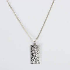 925 Sterling Silver Life Tree Chain Necklace For Women