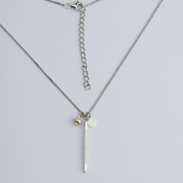 925 Sterling Silver New Design Fashion Charm Necklace