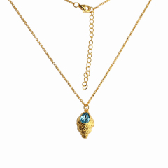 925 Sterling Silver Tear Shape Women Necklace