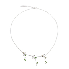 925 Sterling Silver Bee  Gemstone Charm Necklace Jewellery